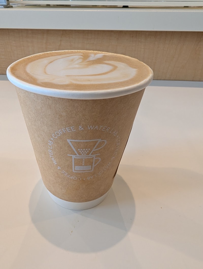 Coffee & Water Lab interior and seating area